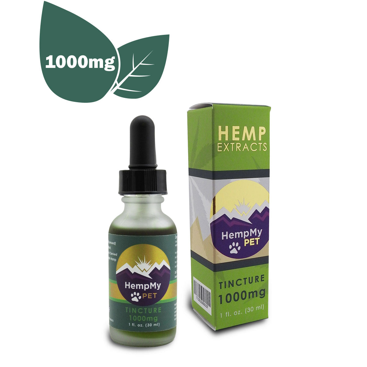 Certified Organic Hemp Seed Oil Infused with Organically Grown Colorado Hemp Extract - 1000mg (1 fl. oz. bottle)